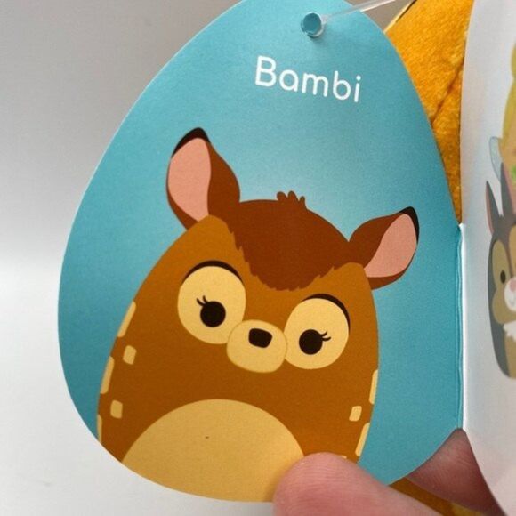 5" Bambi Disney SQUISHMALLOW  Spring 2022 NWT HTF *NEW* Plush Toy - Picture 6 of 8